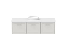 Hero - Kado Lux All Door 1500mm Centre Bowl Wall Hung 50mm Top