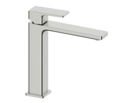 Hero - Mizu Bloc Medium Basin Mixer Brushed Nickel (6 Star) Lead Free