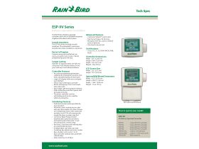 Specification Sheet - Rain Bird ESP-9V