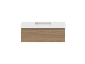 Hero - Posh Domaine 1200mm Wall Hung Vanity Unit All-Drawer Single Bowl 90mm Top
