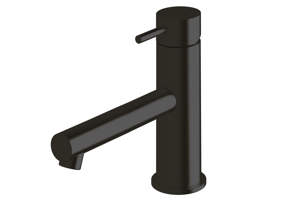 Hero - Sussex Scala Basin Mixer Tap with 150mm Outlet LUX PVD Matte Opium Black (6 Star)