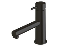 Hero - Sussex Scala Basin Mixer Tap with 150mm Outlet LUX PVD Matte Opium Black (6 Star)