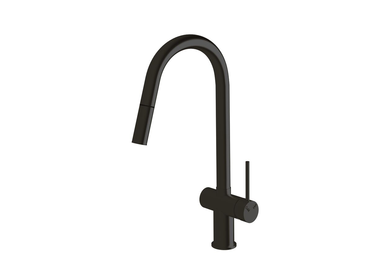 Sussex Scala Pullout Sink Mixer LUX PVD Matte Opium Black (4 Star)
