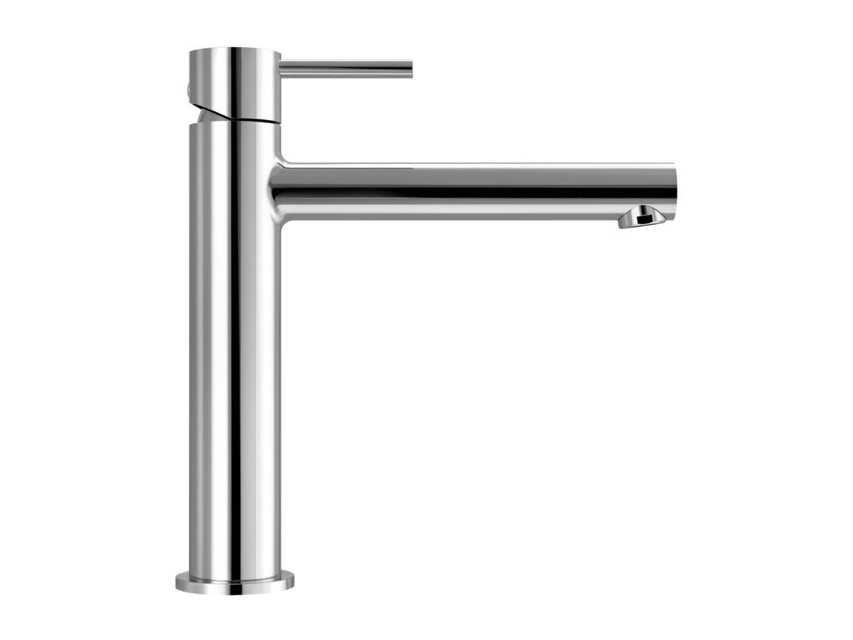 Supporting Image - Mizu Drift Medium Height Basin Mixer Tap Straight Spout Chrome (6 Star) Lead Free