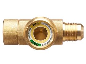Castel Liquid/Moist Indicator 1/2" Flare Male & Female 3950-44