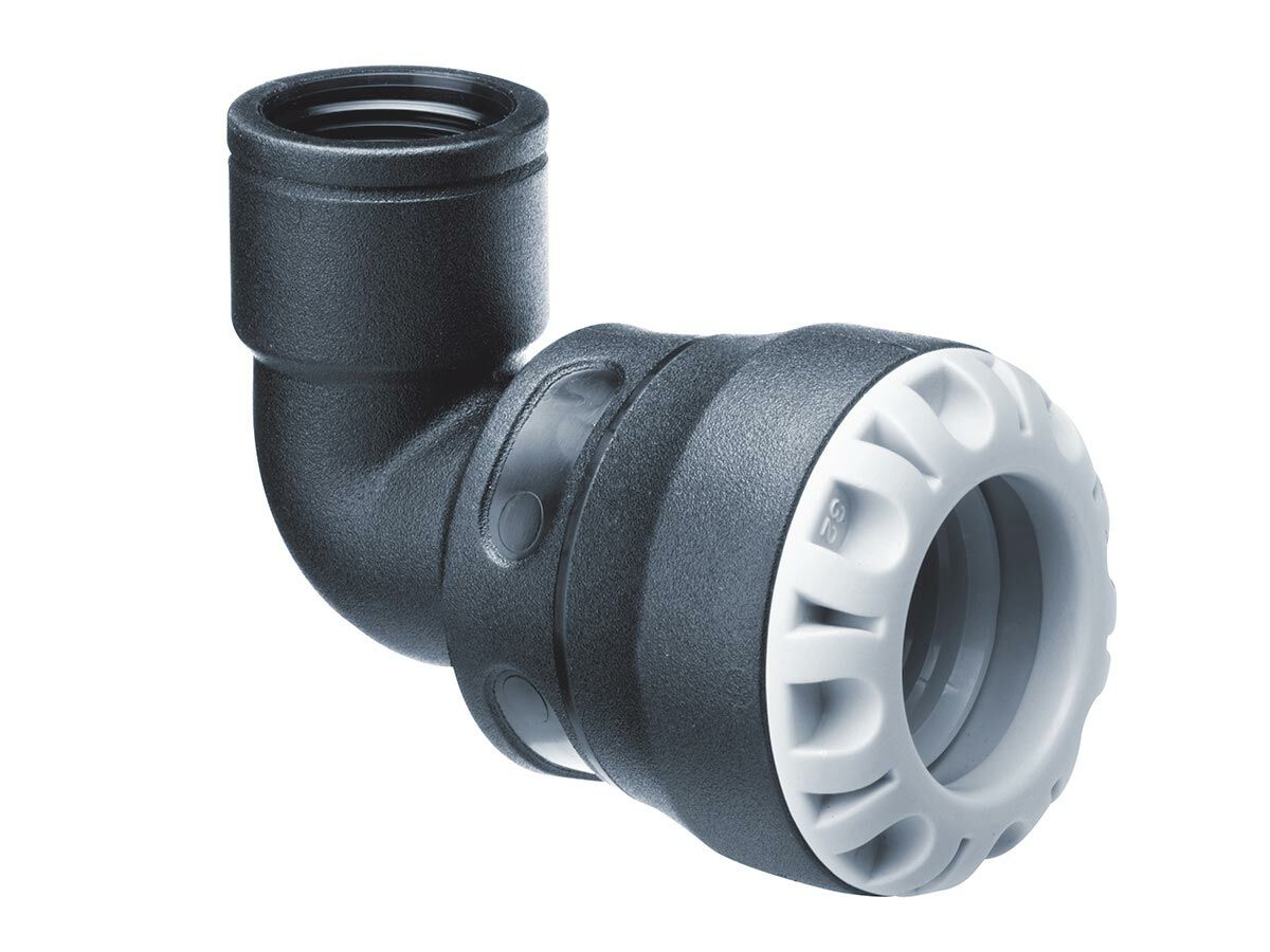Plasson Pushfit 90 Degree Elbow Poly x Female