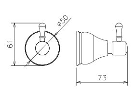 Milli Monument Edit Robe Hook