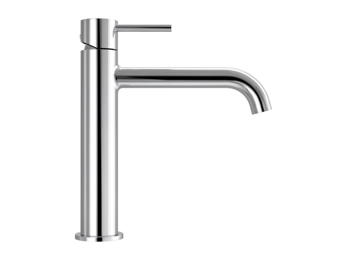 Supporting Image - Mizu Drift Medium Height Basin Mixer Curved Spout Chrome (6 Star) Lead Free
