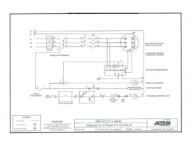 Wiring Diagram - Tecumseh Receiver Unit SHR (Q) D.O.L. 3 Phase