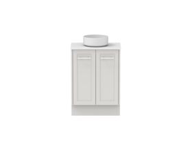 Hero - Kado Lux Ensuite All Door 600mm Floor Mount Centre Basin 20mm Top