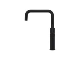 Supporting Image - Mizu Drift Gooseneck Sink Mixer Tap Square Matte Black (5 Star)