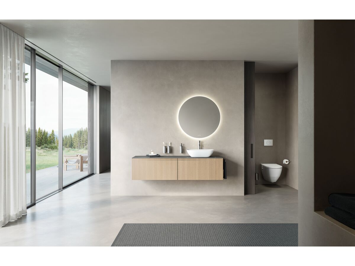 In Situ - LAUFEN Ino Counter Basin 500mm x 350mm No Taphole with Overflow White - Daylight