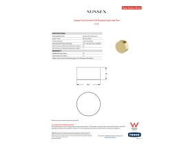 Specification Sheet - Sussex Pure Diverter PVD Brushed Gold Lead Free