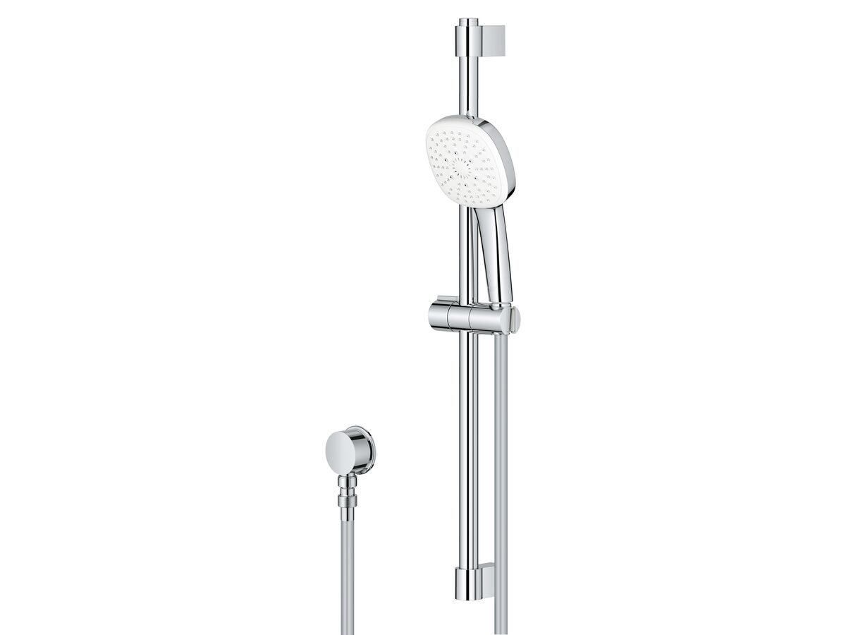 Hero - GROHE Tempesta Cube 3 Function Single Rail Shower Chrome Plated