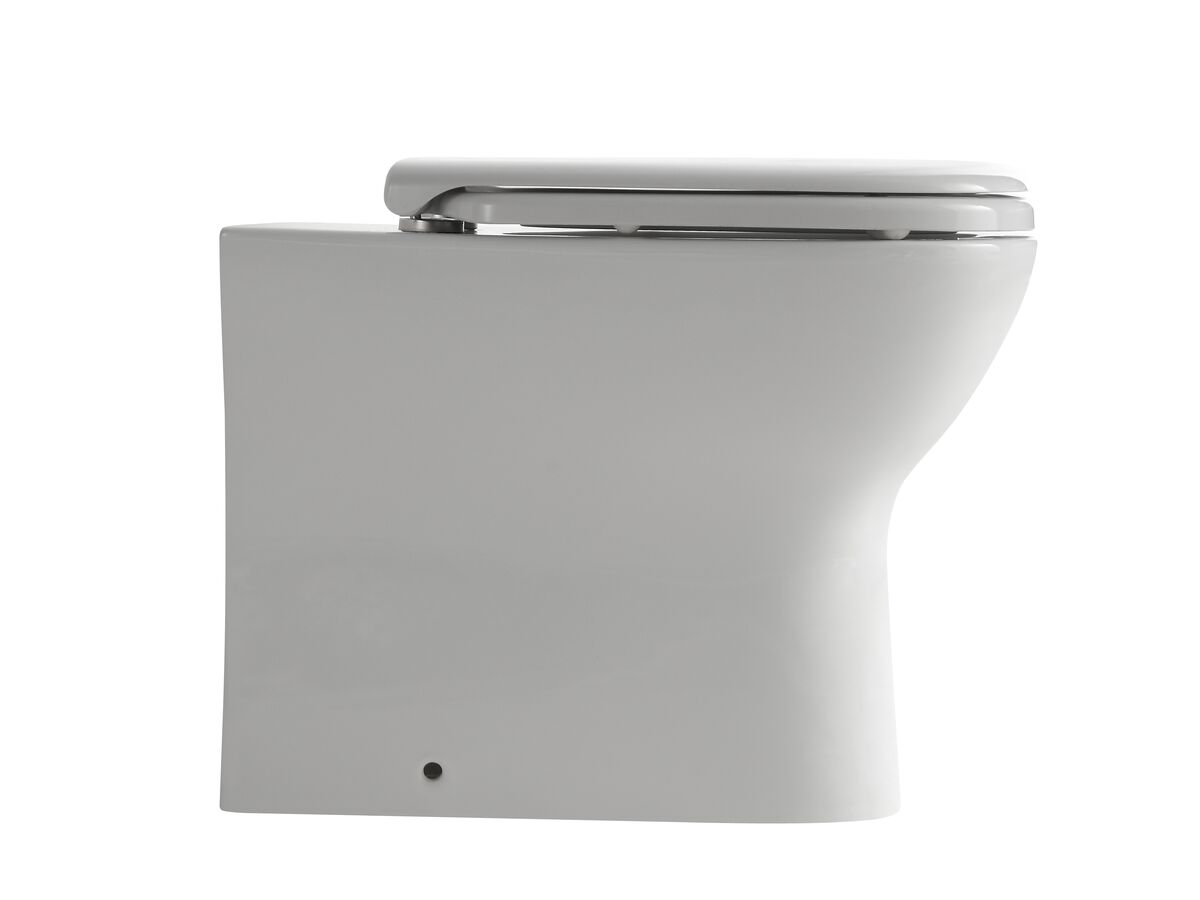 Posh Domaine Back to Wall Rimless Pan Soft Close Quick Release Seat (4 Star)