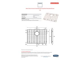 Specification Sheet - Memo Zenna Protector Grid Extended Single Bowl Nanoplated Bronze