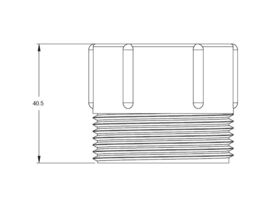 Dura Trap Adaptor Bush 40mm x 32mm
