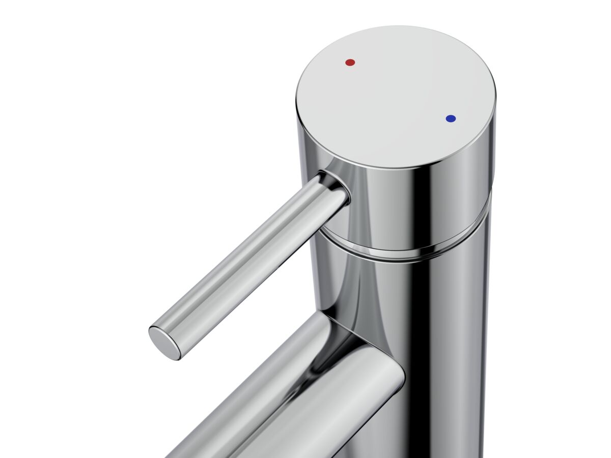Supporting Image - Posh Bristol Pin Extended Basin Mixer Tap Chrome (5 Star) Lead Free - Handle