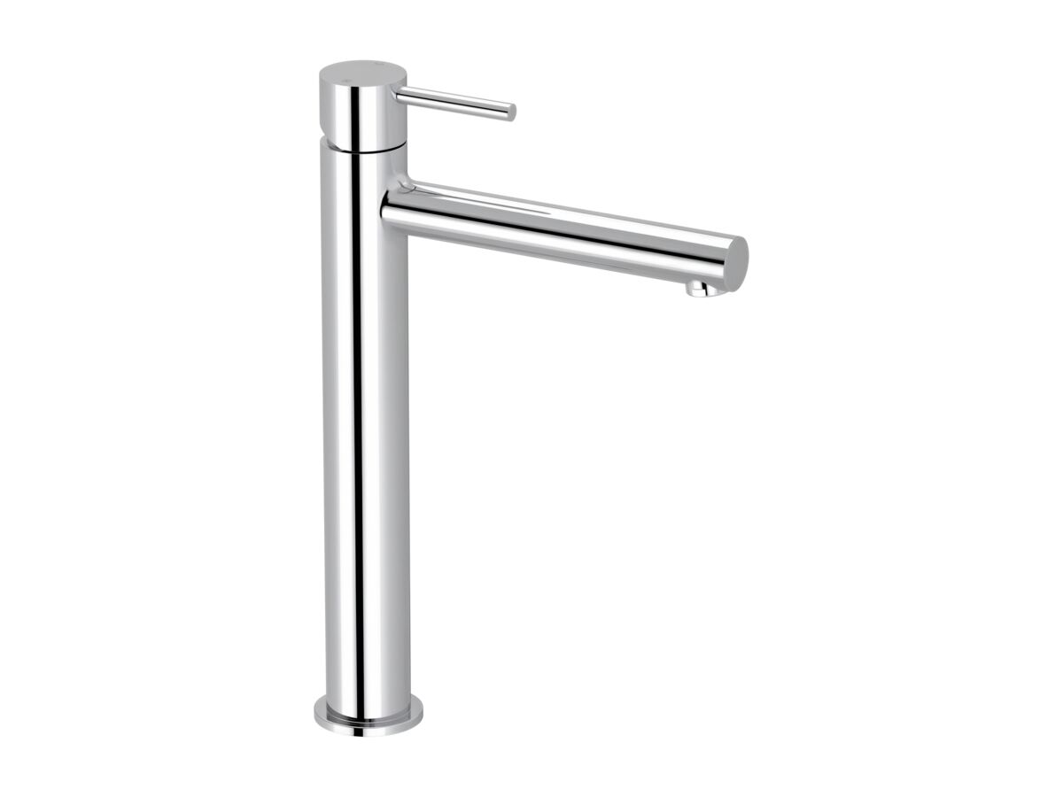 Mizu Drift Extended Basin Mixer Straight Spout Chrome (6 Star)
