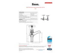 Specification Sheet - Base Pillar Taps Anti-Vandal Chrome (3 Star) Lead Free