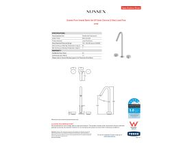 Specification Sheet - Sussex Pure Vessel Basin Set EP Satin Chrome (5 Star) Lead Free