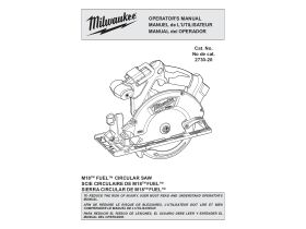User Manual - Milwaukee M18 Fuel 165mm Circular Saw 18V