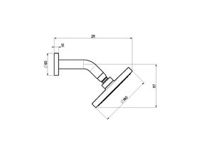 Nikles Pearl Wall Shower & Arm