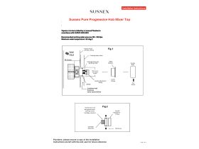 Installation Instructions - Sussex Pure Progressive Hob Mixer Tap