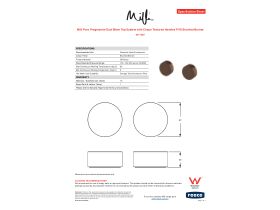 Specification Sheet - Milli Pure Progressive Dual Mixer Tap System with Cirque Textured Handles PVD Brushed Bronze