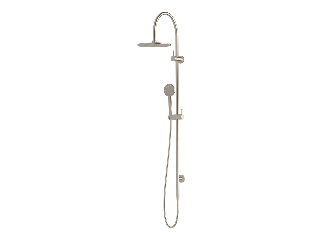 Hero - Sussex Scala Nova Twin Rail Shower PVD Brushed Nickel