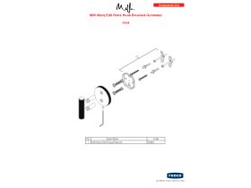 Component Listing - Milli Marq Edit Robe Hook Brushed Gunmetal