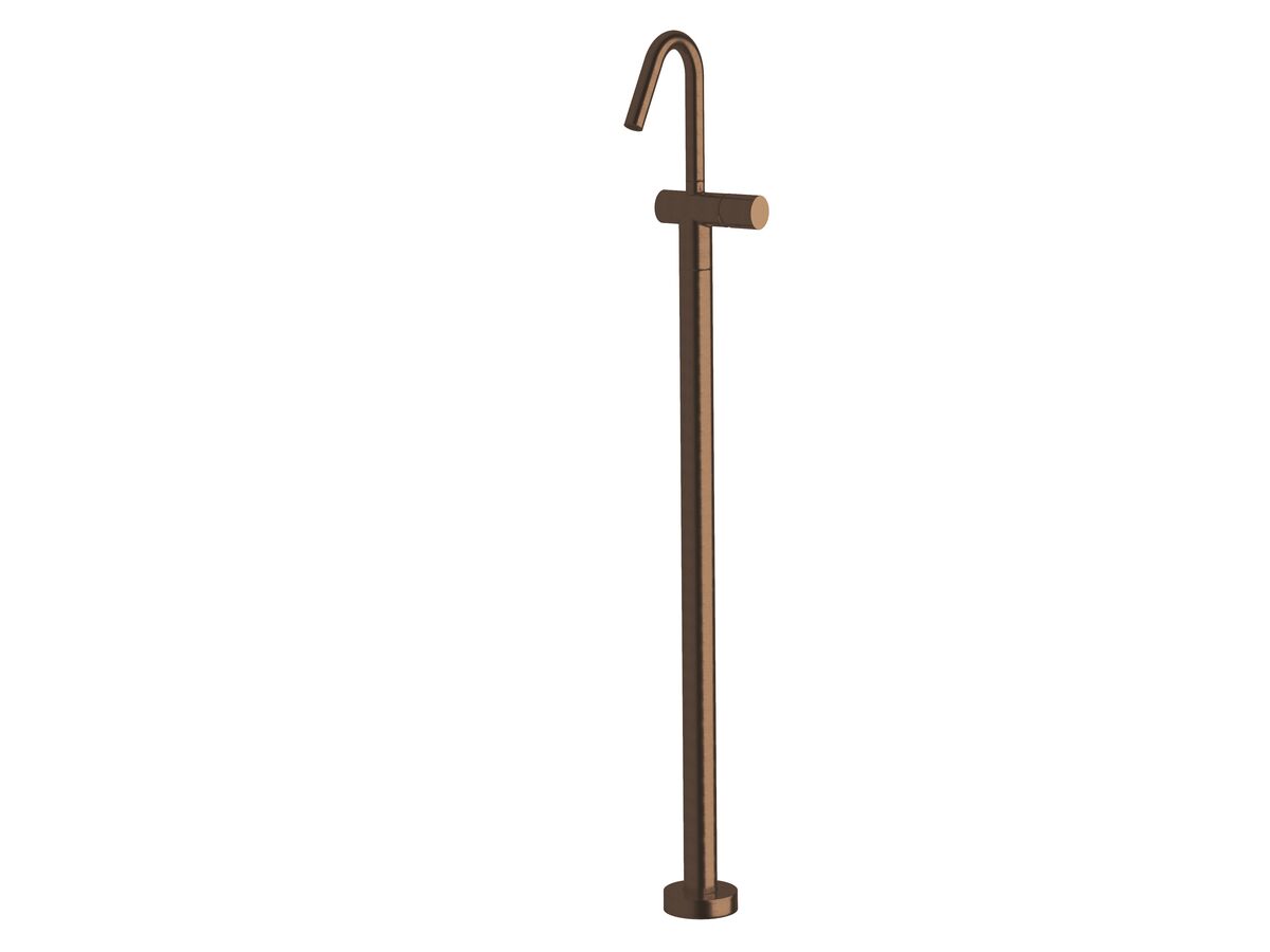 Sussex Pure Floor Mounted Bath/Basin Mixer Tap PVD Brushed Bronze (5 Star)