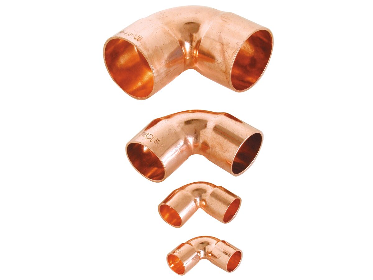 Refrigeration Short Radios 90 Degree Elbow