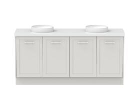 Hero - Kado Lux All Door 1800mm Double Bowl Floor Mount 50mm Top