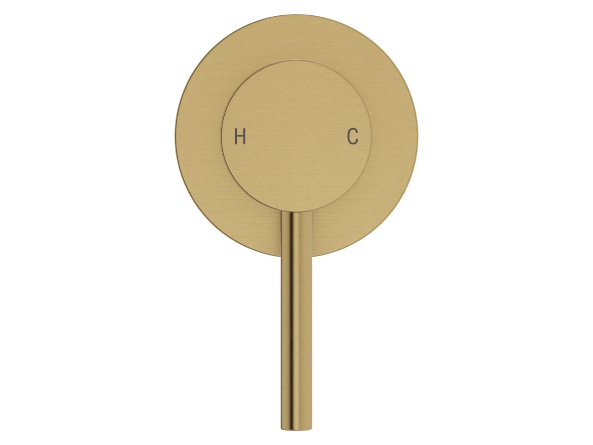 Supporting Image 2 - Mizu Drift Shower Mixer Kit Brushed Brass Lead Free - Front