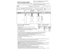 Installation Instructions - Sussex Pure Wall Bath Hostess System