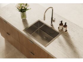 In Situ - Memo Zenna Extended Single Bowl Sink Stainless Steel