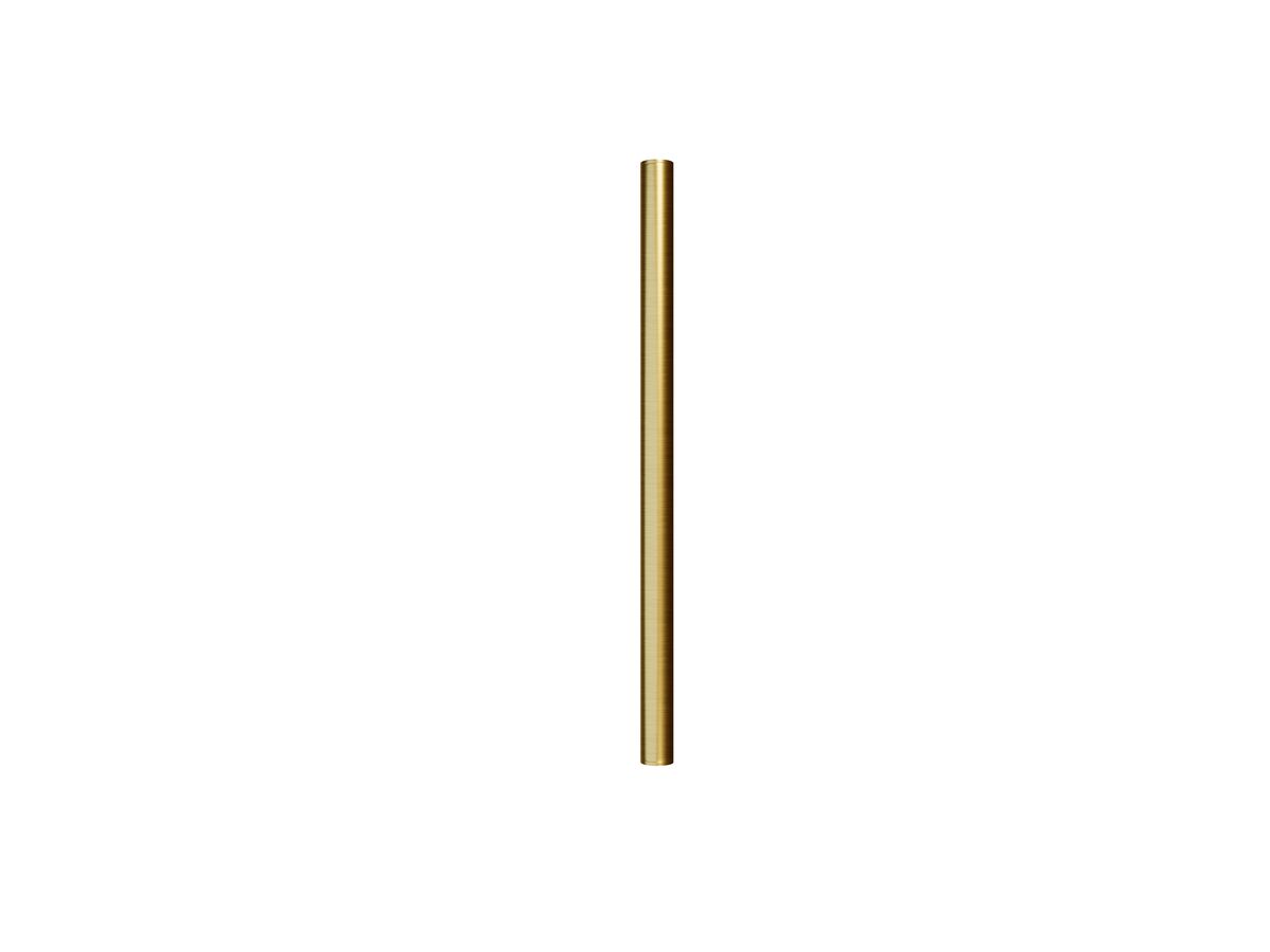 Hydrotherm Pure Vertical Single Heated Towel Rail 900 x 38mm PVD Brushed Gold