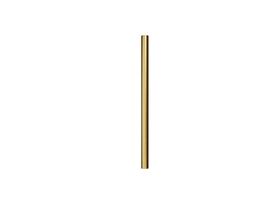 Hydrotherm Pure Vertical Single Heated Towel Rail 900 x 38mm PVD Brushed Gold
