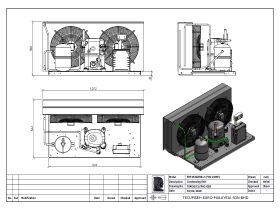 Tecumseh Condensing Unit R404A FHT4538ZHR-XC
