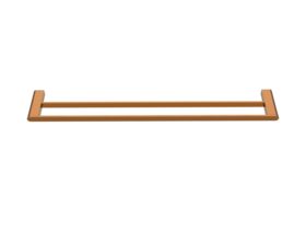 Supporting Image - Mizu Soothe Double Towel Rail 750mm Brushed Bronze - Front
