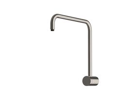 Sussex Pure Hi-Rise Shower Square Arm Only Brushed Gunmetal