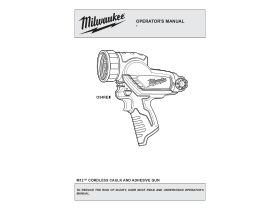 User Manual - Milwaukee M12 310ml Caulking Gun 12V
