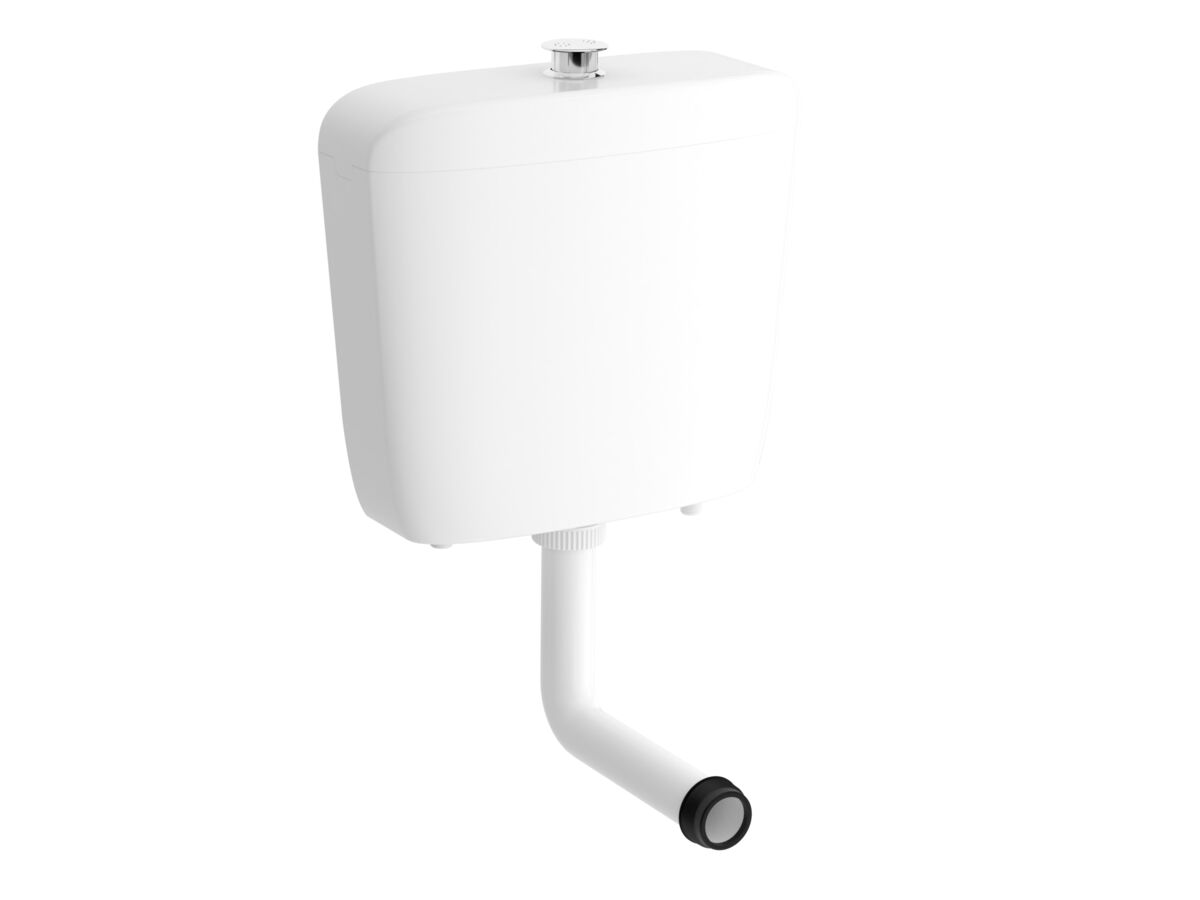 Hero - Wolfen Link Plastic Cistern White (4 Star)
