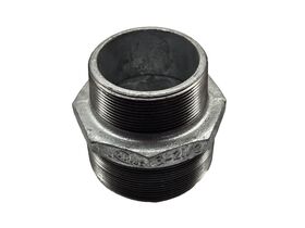 Galvanised Reducing Hex Nipple 80mm x 65mm