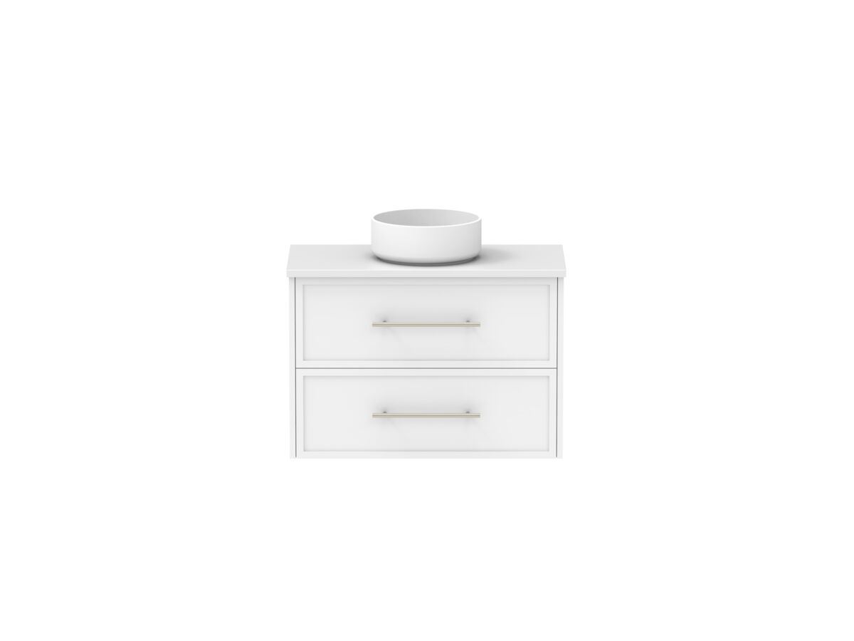 Supporting Image - Kado Lux Ensuite All Drawer Twin 750mm Wall Hung Centre Basin 20mm Top Shaker