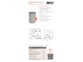 Specification Sheet - Rheem 45L Compact Electric Hot Water System