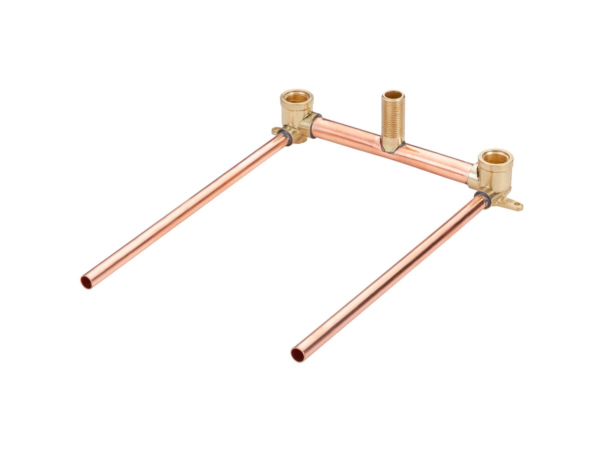 Hero - Dura Ardent Sink Assembly 200mm Centre with 300mm Tails Bottom Entry Lead Free