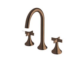Sussex Oria Cross Basin Set PVD Brushed Bronze (5 Star)