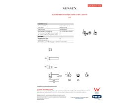 Specification Sheet - Scala Wall Bath Set Straight 160mm Chrome Lead Free